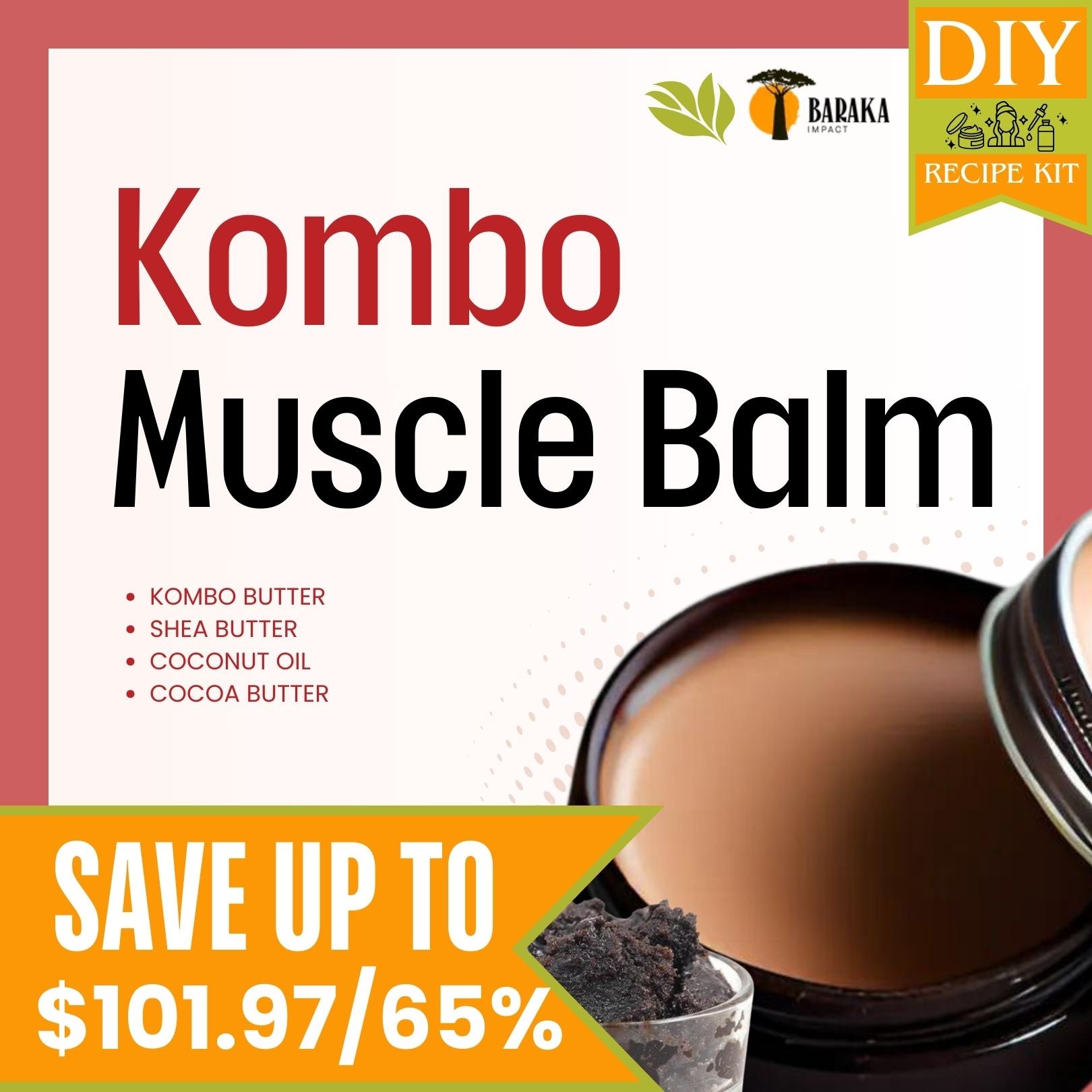 Kombo Muscle Balm DIY Recipe Kit