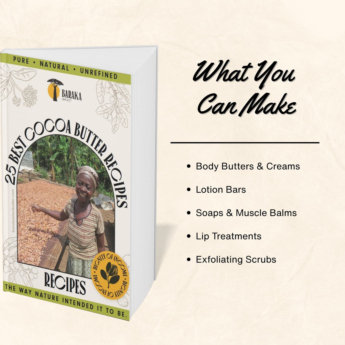 Cocoa Butter Recipe e-book
