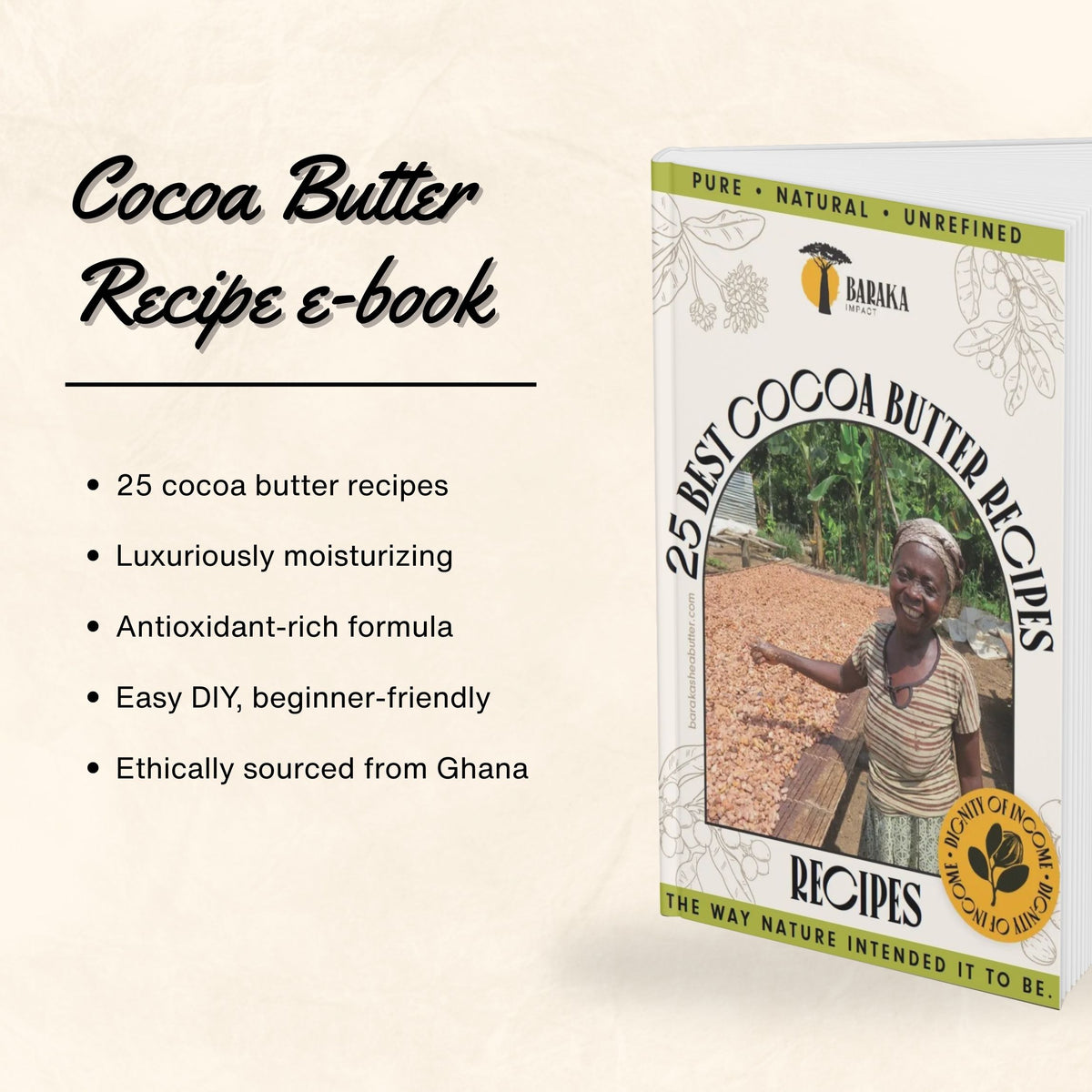 Cocoa Butter Recipe e-book