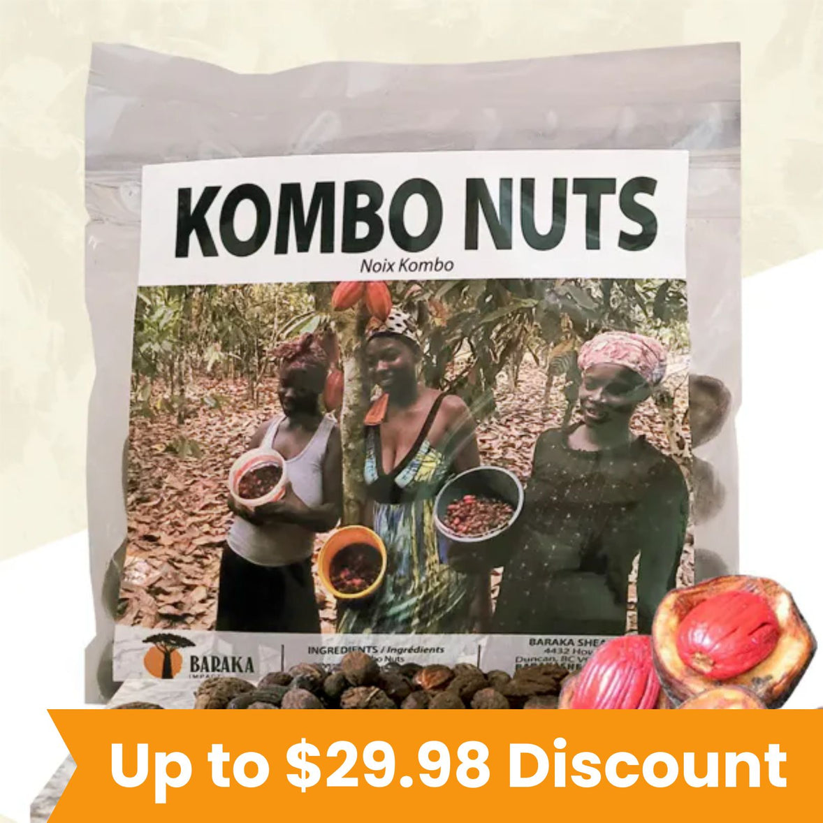 Kombo Nuts (Cosmetic & Sterile)